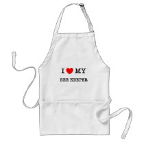 I Love My BEE KEEPER Apron