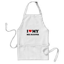 I Love My Bee Keeper Apron