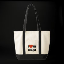 I Love My Bengal Cat Gifts and Apparel bags