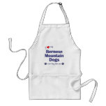 I Love My Bernese Mountain Dogs (Multiple Dogs) Apron
