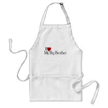 I Love My Big Brother Apron