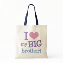 I Love My Big Brother Canvas Bag