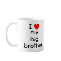 I Love My Big Brother mugs