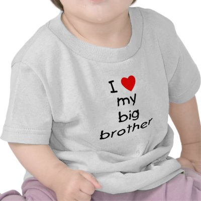 I Love My Big Brother Tshirts by familyfrenzy