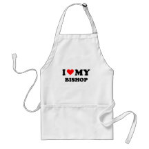 I Love My Bishop Aprons