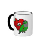 I Love my Black Capped Conure mugs