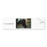 I love my black lab bumper stickers