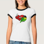 I Love my Black Masked Lovebird TShirt