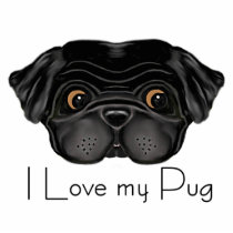I Love my Black Pug