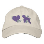 I Love my Black Russian Terrier Embroidered Hat