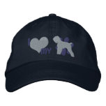 I Love my Black Russian Terrier Embroidered Hat
