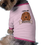 I Love My Bloodhound Dog Tshirt