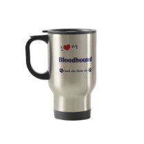 I Love My Bloodhound (Female Dog) Coffee Mug