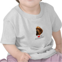 I Love My Bloodhound T Shirt