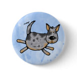 i love my blue heeler pin