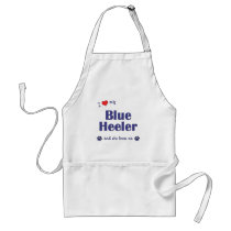 I Love My Blue Heeler (Female Dog) Apron