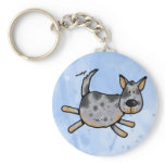 i love my blue heeler keychains