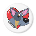 I Love my Blue Heeler Magnet