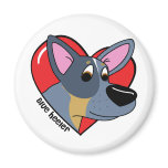 I Love my Blue Heeler Magnet