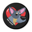 I Love my Blue Heeler Magnet