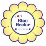I Love My Blue Heeler (Male Dog) Acrylic Cut Outs