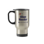 I Love My Blue Heeler (Male Dog) Mugs