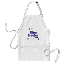 I Love My Blue Heeler Mix (Male Dog) Aprons