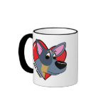 I Love my Blue Heeler Mug (Cartoon)