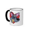 I Love my Blue Heeler Mug (Cartoon)