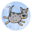 i love my blue heeler stickers