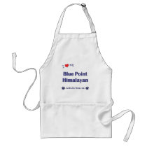 I Love My Blue Point Himalayan (Female Cat) Apron