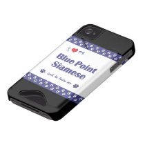 I Love My Blue Point Siamese (Male Cat) Id Iphone 4 Cover