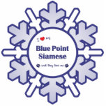 I Love My Blue Point Siamese (Multiple Cats) Cut Outs
