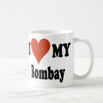 I Love My Bombay Cat Mechandise mugs