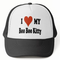 I Love My Boo Boo Kitty Baseball Hat