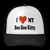 I Love My Boo Boo Kitty Baseball Hat hats