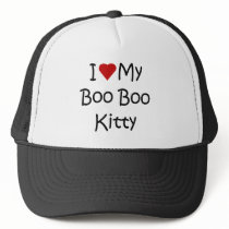I Love My Boo Boo Kitty Hat
