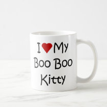 I Love My Boo Boo Kitty mugs