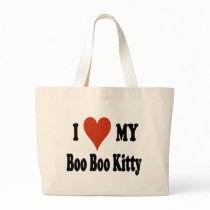 I Love My Boo Boo Kitty Tote Bag