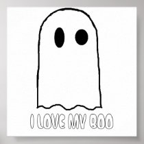 I LOVE MY BOO POSTER