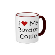 I Love My Border Collie Dog Lover Gifts Mugs
