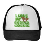 I Love My Border Collie Hat