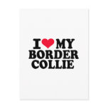 I love my Border Collie Post Cards