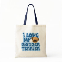 I Love My Border Terrier Bag