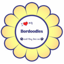 I Love My Bordoodles (Multiple Dogs) Photo Cutouts