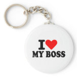 I love my boss keychains