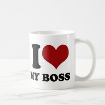 I love My Boss - mug