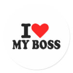 I love my boss stickers