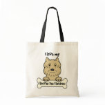 I Love My Bouvier Canvas Bag