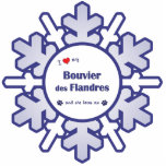 I Love My Bouvier des Flandres (Female Dog) Cut Out